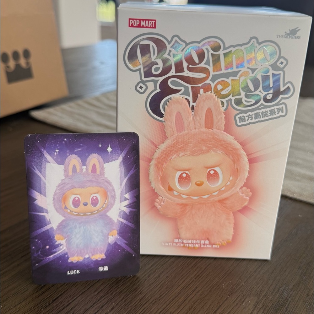 GUARANTEED Authentic NEW UNOPENED BOX POP MART LABUBU - Big Into Energy - LUCK